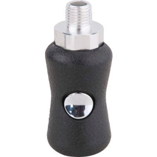 Gec Freeman Male Push Button Coupler, 1/4", Zinc PBM14UC